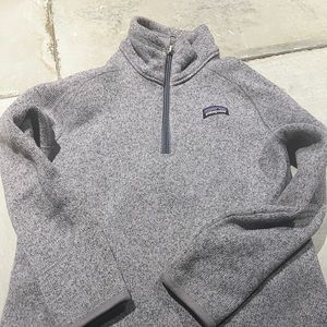 Patagonia better sweater girl/boy size small grey